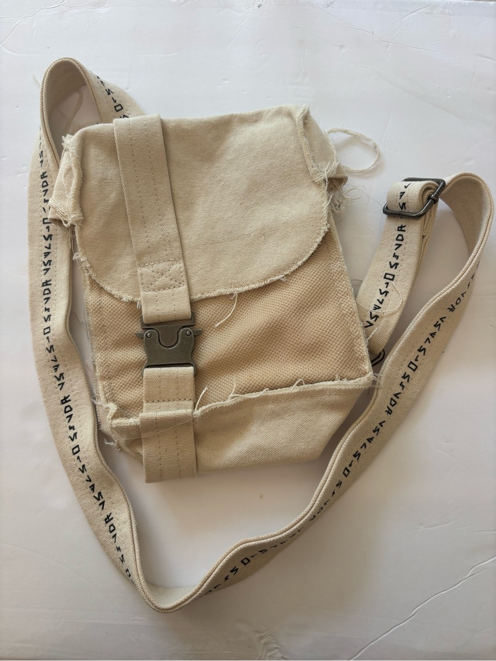 Star Wars Rey Bandolier Cosplay Crossbody Bag Sling Raw Hem Buckle Galaxy's Edge